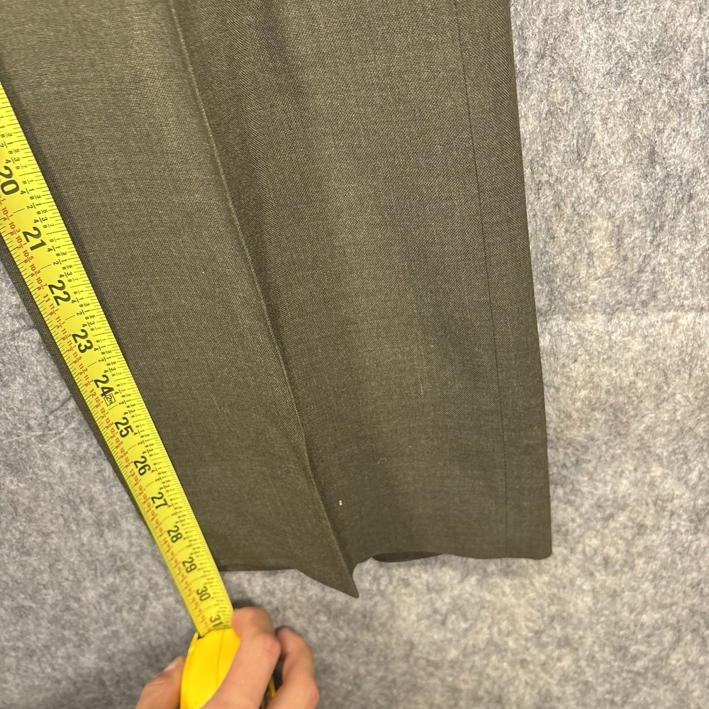 Vintage Army Trousers Wool Tropical Green Men's‎ 28X29 Poly Wool Vietnam Era USA - Picture 5 of 14